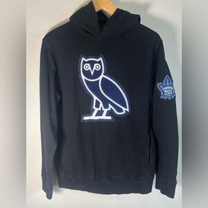 OVO Octobers Very Own x Toronto Maple Leafs Mens Hoodie Sweater Sz M Drake RARE